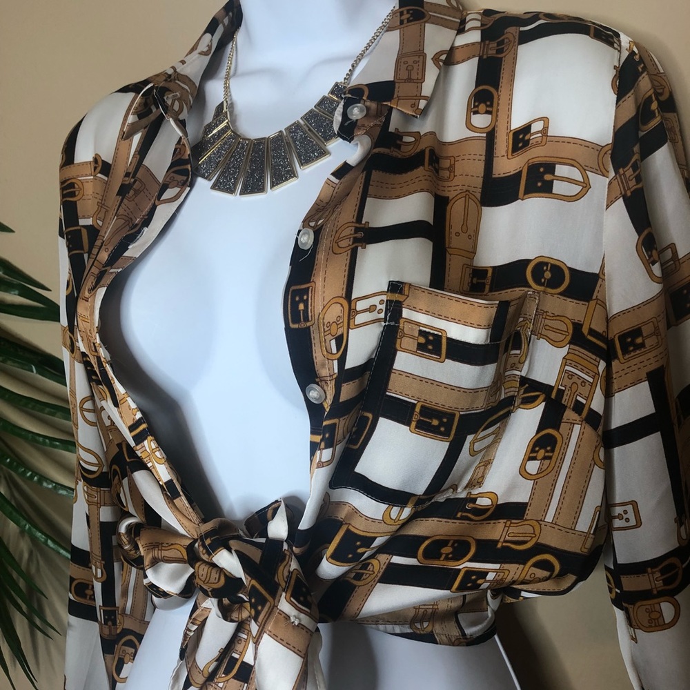 Chain print top - Picture 3 of 3